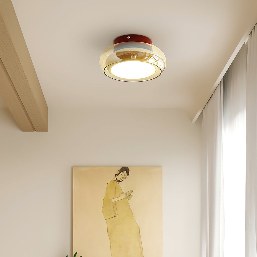 June Industrial Glass Ceiling Light
