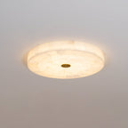 Delya Alabaster LED Round Ceiling Light