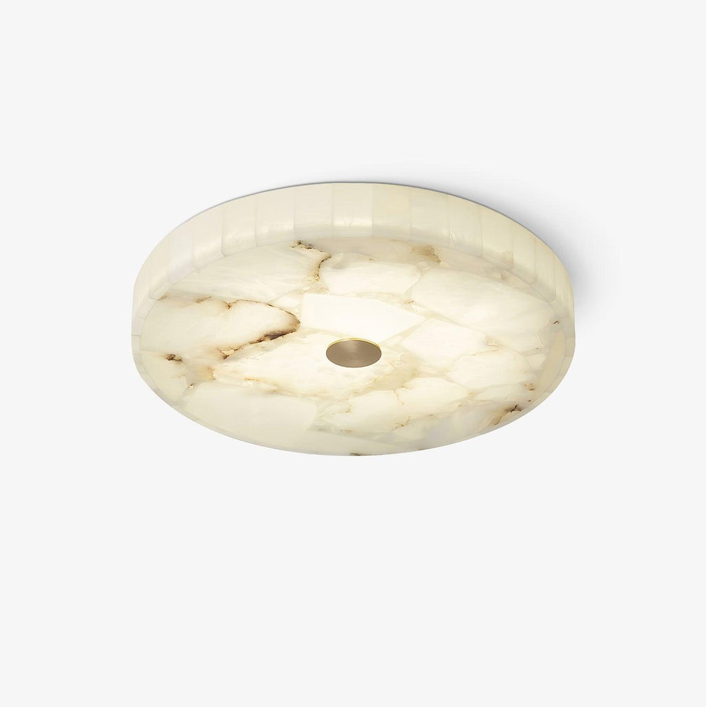 Delya Alabaster LED Round Ceiling Light