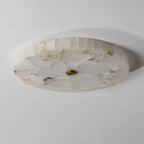 Delya Alabaster LED Round Ceiling Light
