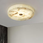 Delya Alabaster LED Round Ceiling Light