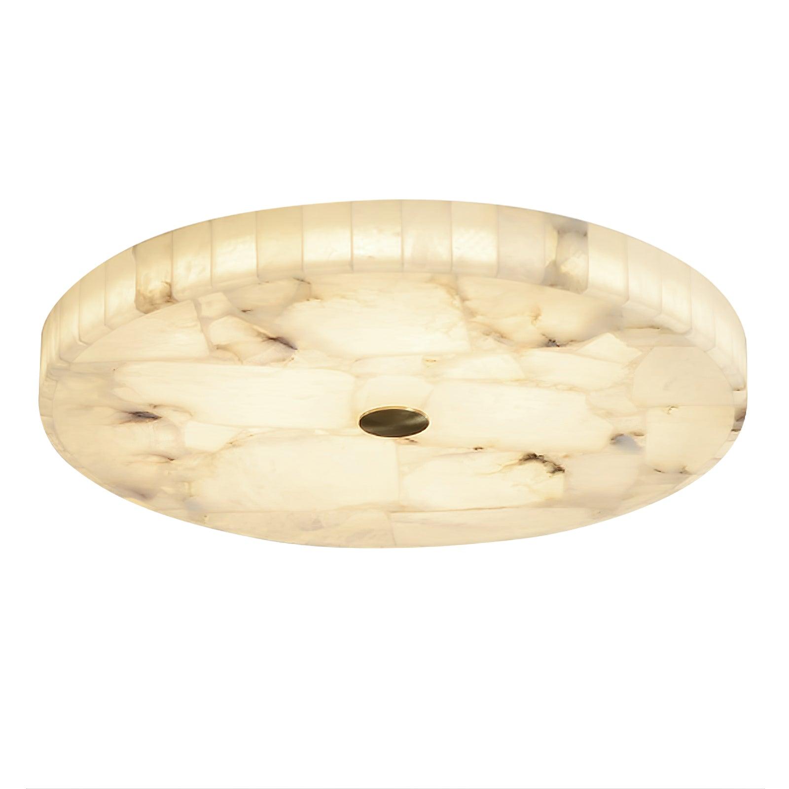 Delya Alabaster LED Round Ceiling Light