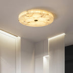 Delya Alabaster LED Round Ceiling Light