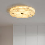 Delya Alabaster LED Round Ceiling Light