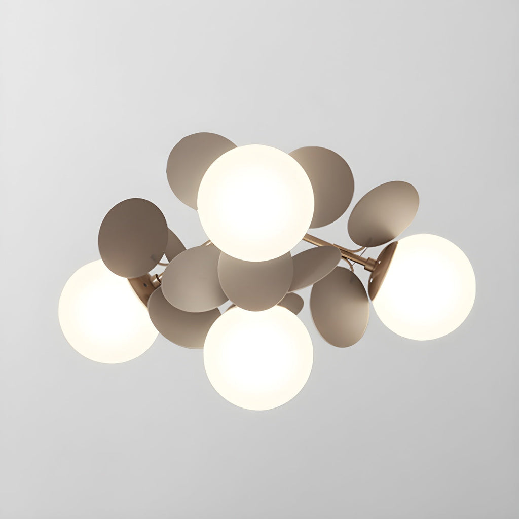 Solara Round Ceiling Light Macaron in Pastel Colors