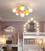 Solara Round Ceiling Light Macaron in Pastel Colors