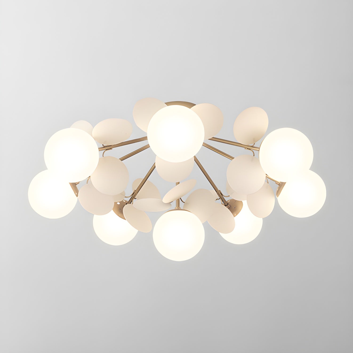 Solara Round Ceiling Light Macaron in Pastel Colors