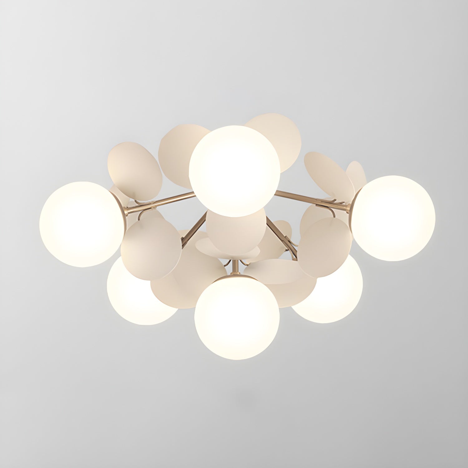 Solara Round Ceiling Light Macaron in Pastel Colors