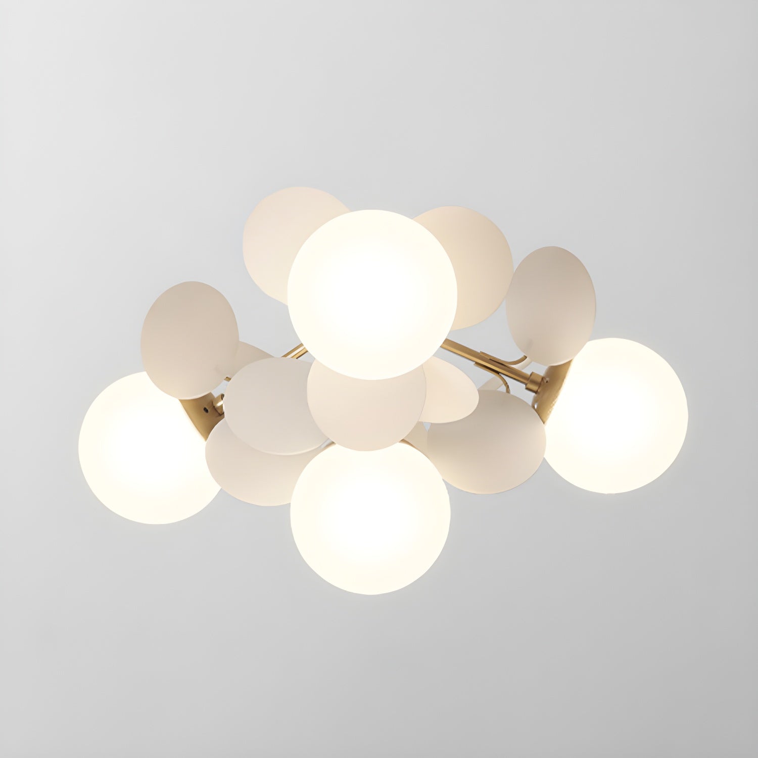 Solara Round Ceiling Light Macaron in Pastel Colors