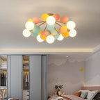 Solara Round Ceiling Light Macaron in Pastel Colors