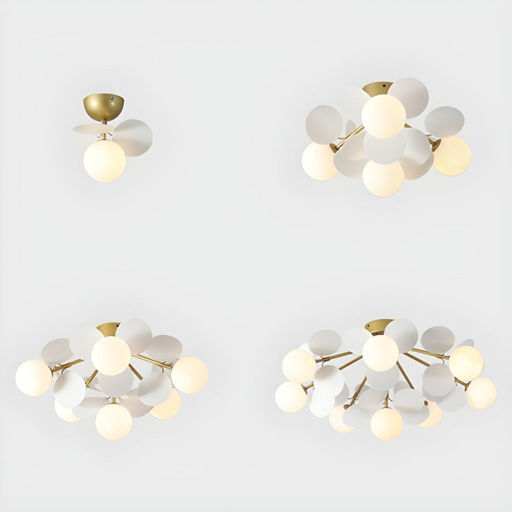 Solara Round Ceiling Light Macaron in Pastel Colors