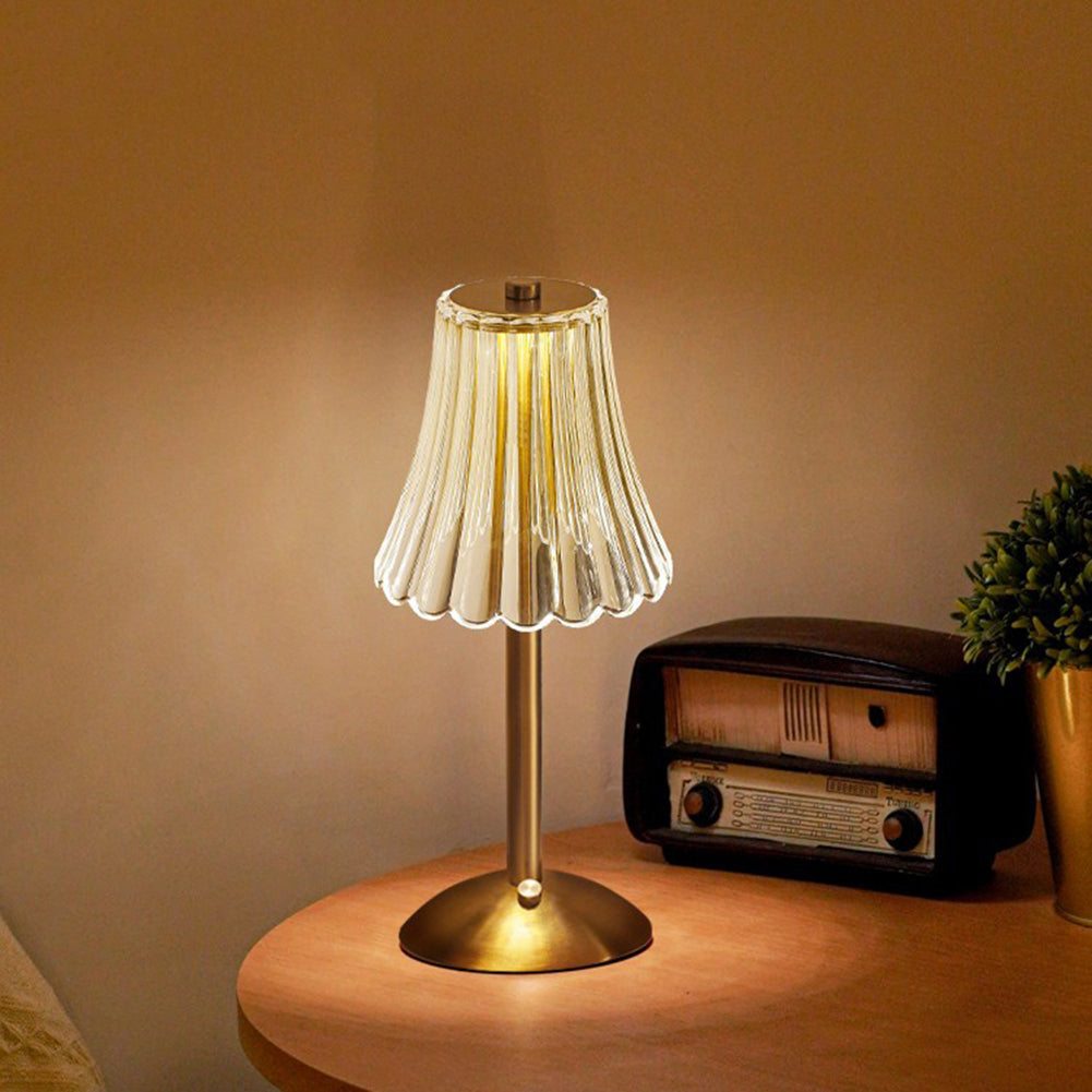 LED Retro Table Lamp USB Rechargeable - BrillianceGlow