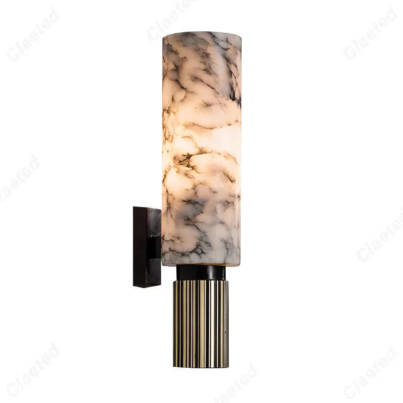 Wall Lamp with Marble Effect – Elegance and Modernity