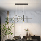 Modern LED Pendant Light – geometric design, ceiling lighting for living room and dining room