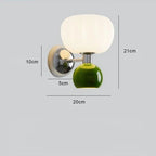Wall Lamp with Spherical Shade – Modern Simplicity