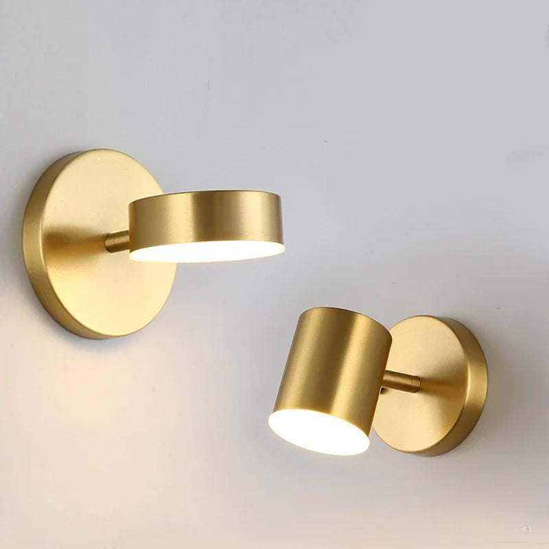 Modern LED Wall Sconce in Gold Finish – Elegance and Functionality