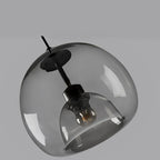 Glass Pendant Lamp – Double Shade in Industrial Style