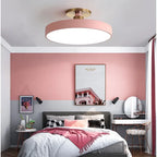 Round LED Ceiling Lamp in Scandinavian Style