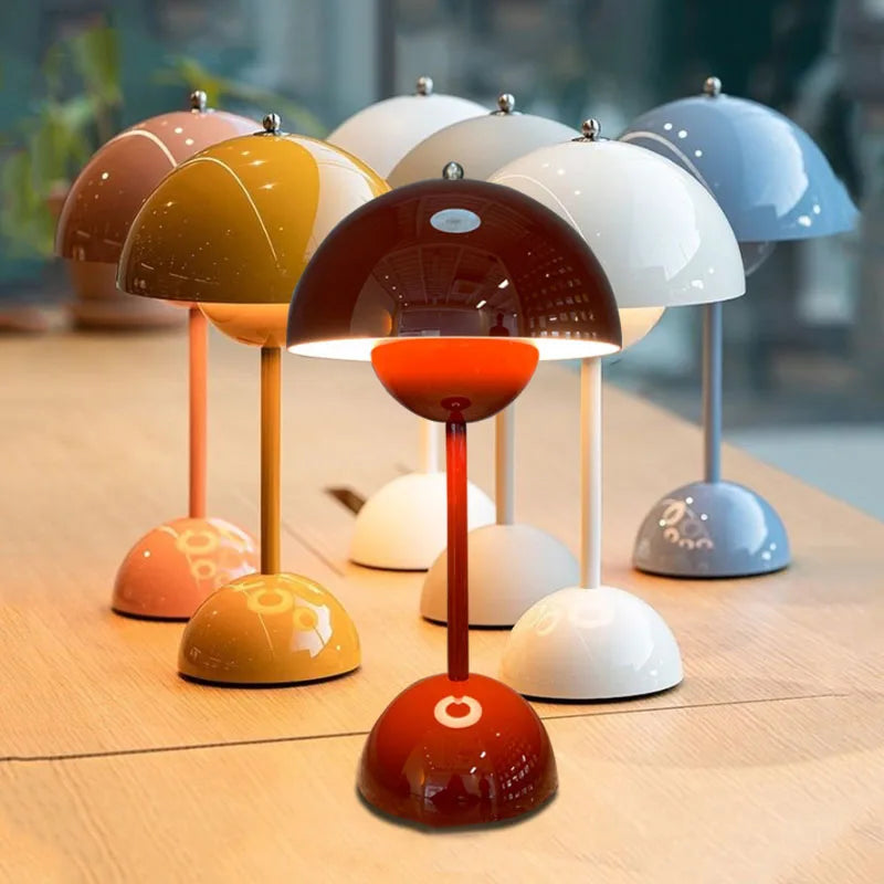 Wireless Table Lamp with Minimalist Design