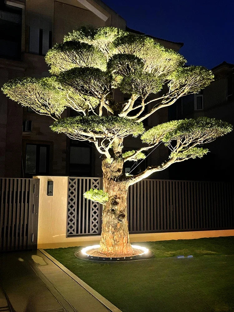 LED Tree Lighting – Round 360° Ground Lamp for Garden, Driveway, and Landscape