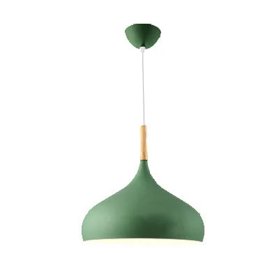 Modern pendant lamp with a rounded shape