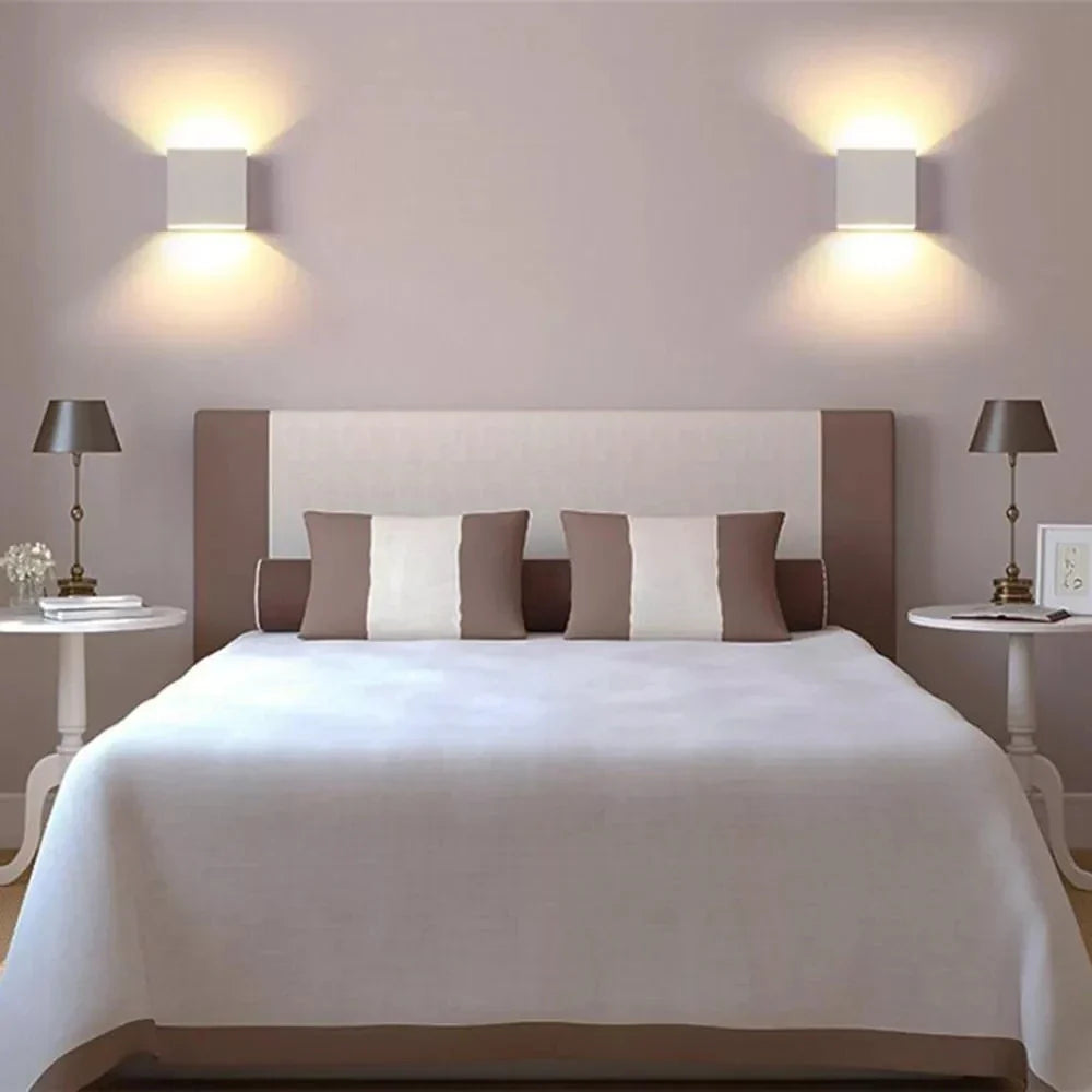 Modern Waterproof LED Wall Lamp in the Shape of a Cube