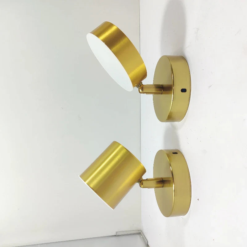 Modern LED Wall Sconce in Gold Finish – Elegance and Functionality