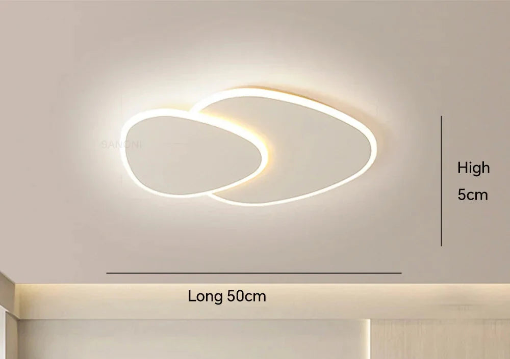 Modern LED Ceiling Lamp – Abstract Surface-Mounted Light