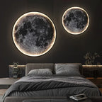 Decorative LED Wall Lamp in the Shape of a Moon