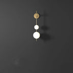 Modern Geometric Wall Lamp with LED Balls