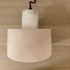 Hanging Lamp with Marble Shade – Minimalist Elegance
