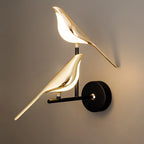 Wall lamp inspired by a bird with a modern design