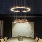 Modern LED Ring Chandelier – Elegant Round Ceiling Lamp