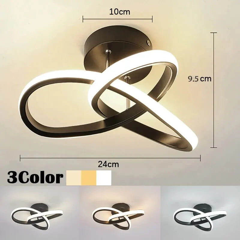 Modern LED Ceiling Lamp Chandelier – Geometric Fixture in Modern Style