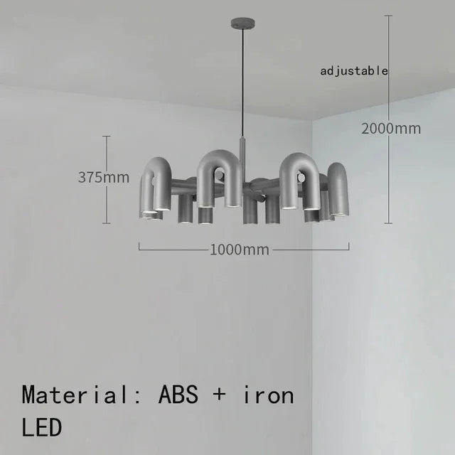 Designer Hanging Lamp with Sculptural Form – Modern Lighting