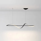 Hanging Lamp "Wave" – modern LED lamp for dining table or kitchen island