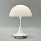 Modern LED Table Lamp – Minimalist Lamp with Dome-Shaped Shade