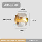 Elegant glass ceiling lamp with crystal design