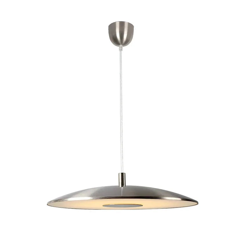 Slim Metal LED Pendant Lamp – Modern Ceiling Light in Plate Shape