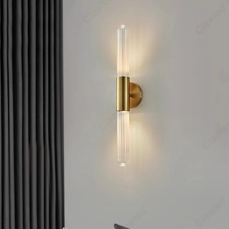 Modern LED Wall Sconce – Vertical Decorative Lamp for Living Room and Bedroom