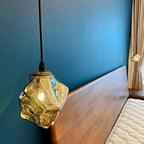 Modern Pendant Lamp with Irregular Glass Shade