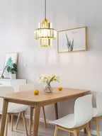 Elegant Glass Pendant Lamp Crystal – Glamour Style