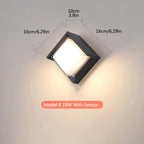 Outdoor Wall Lamp with Motion Sensor