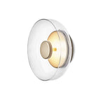 Modern wall lamp with a round shade