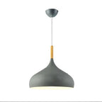 Modern pendant lamp with a rounded shape