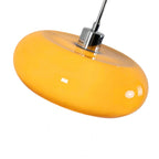 Hanging lamp with an opalescent shade – an elegant retro Bauhaus accent