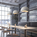 Hanging LED Ceiling Lamp in Wabi-Sabi Style