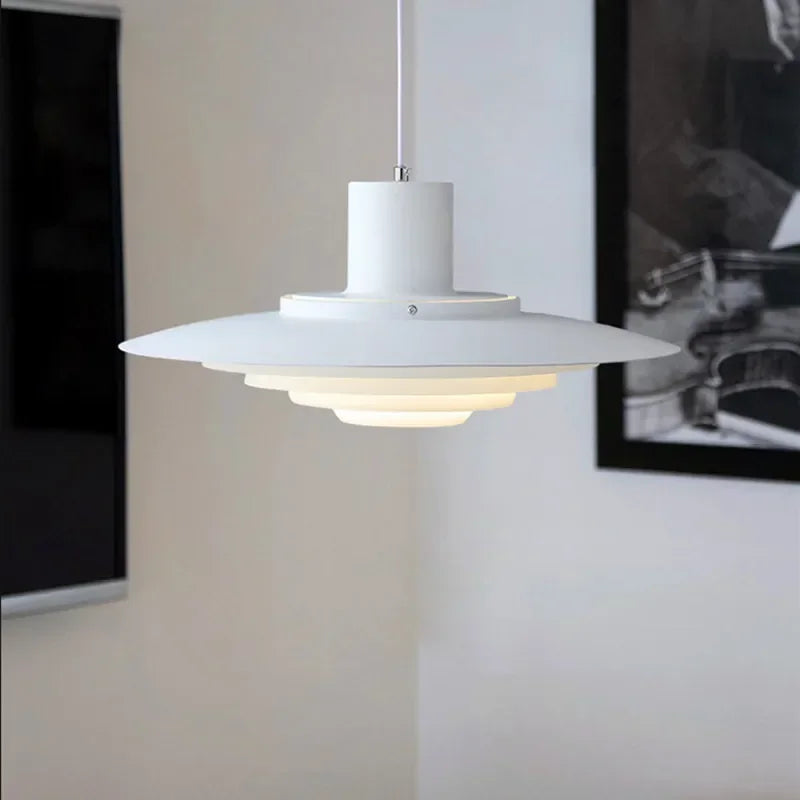 Retro Hanging Lamp Made of Aluminum – Layered LED Lamp