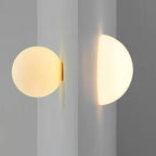 Modern LED Wall Lamp Sphere – Minimalist Wall Sconce for Bedroom, Living Room, and Hallway