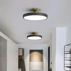 Round LED Ceiling Lamp in Scandinavian Style